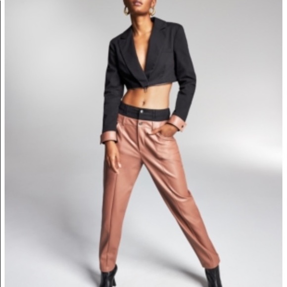 Zerina Akers Faux Leather Pants 3xl 